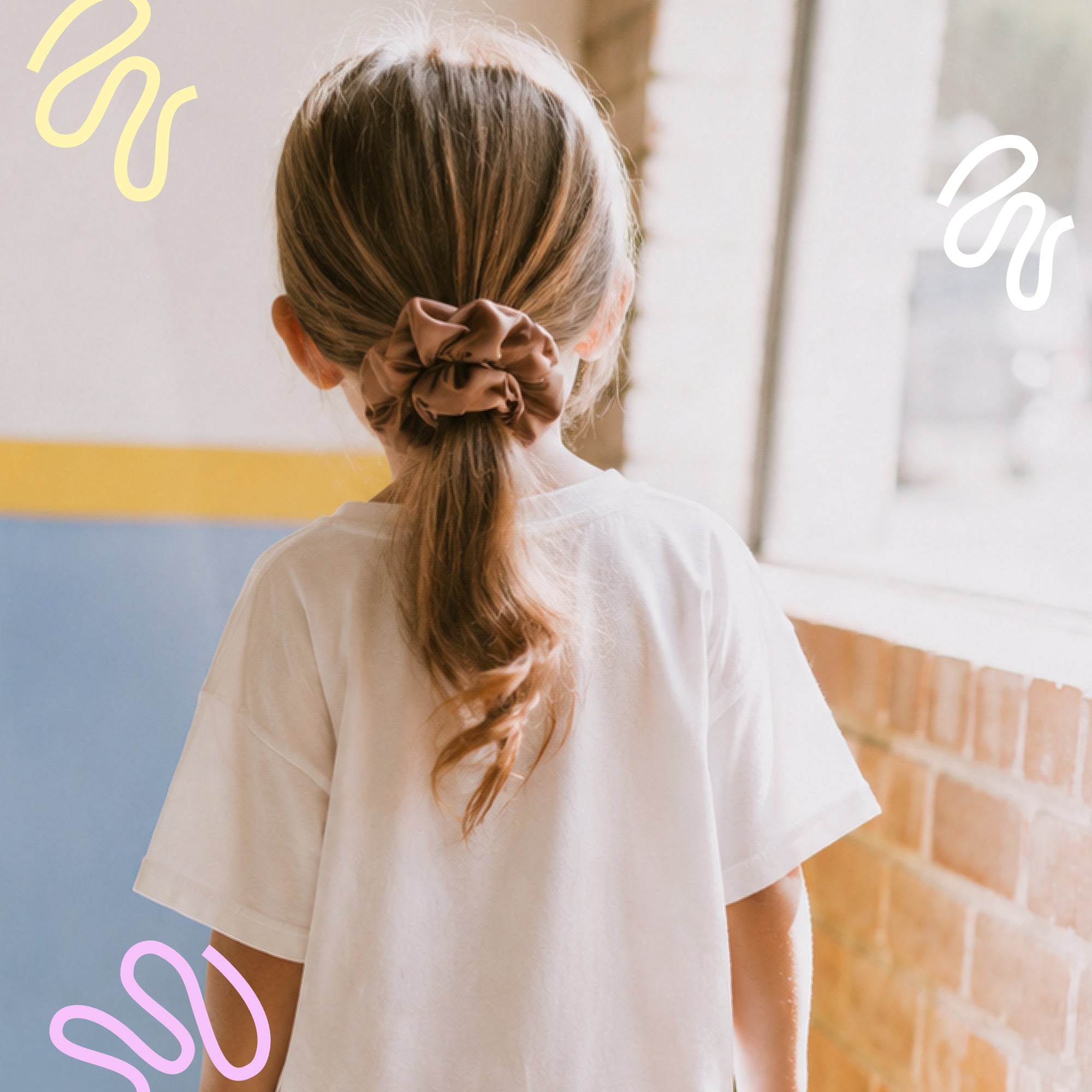 HairTag™ Scrunchie: Dune