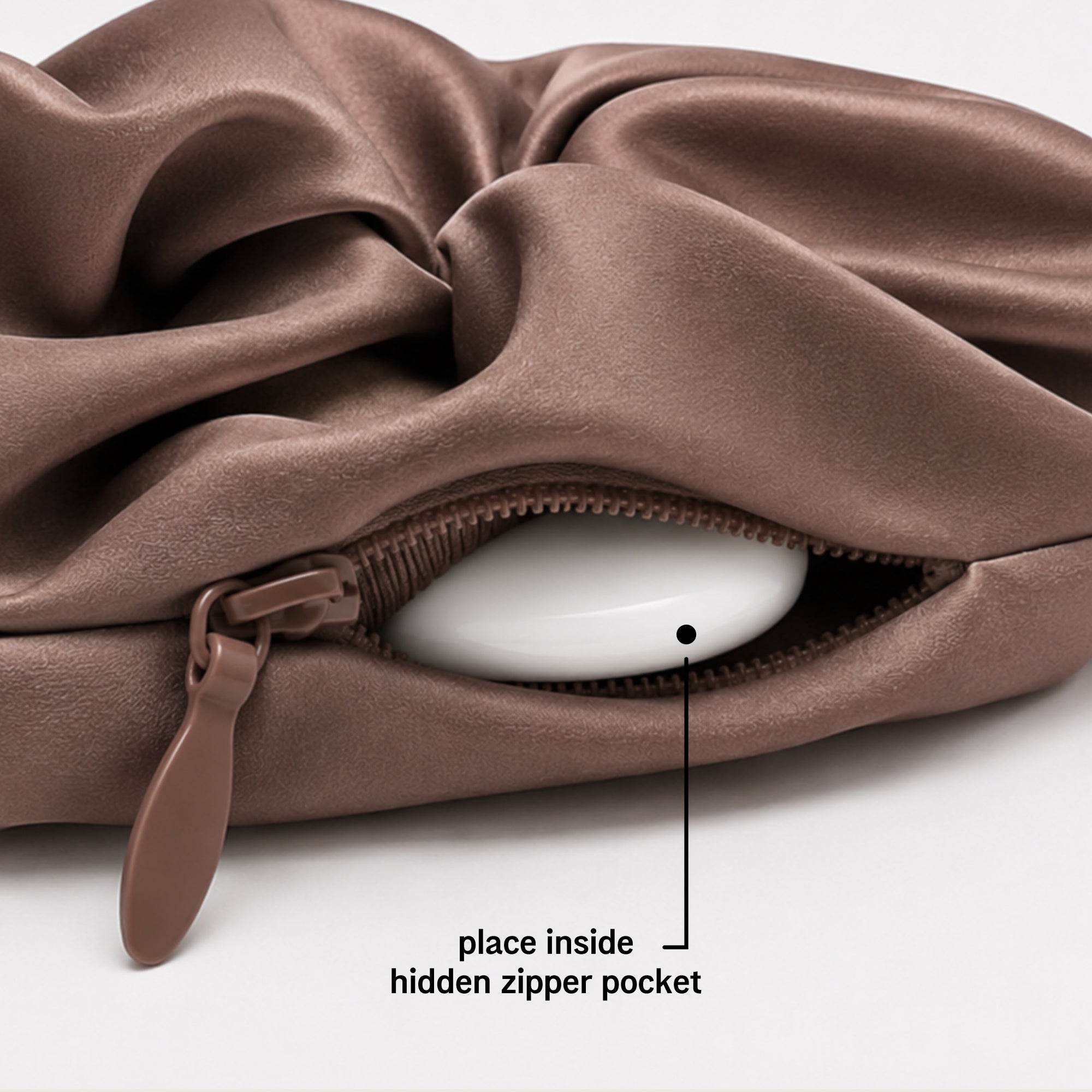 HairTag™ Scrunchie: Dune