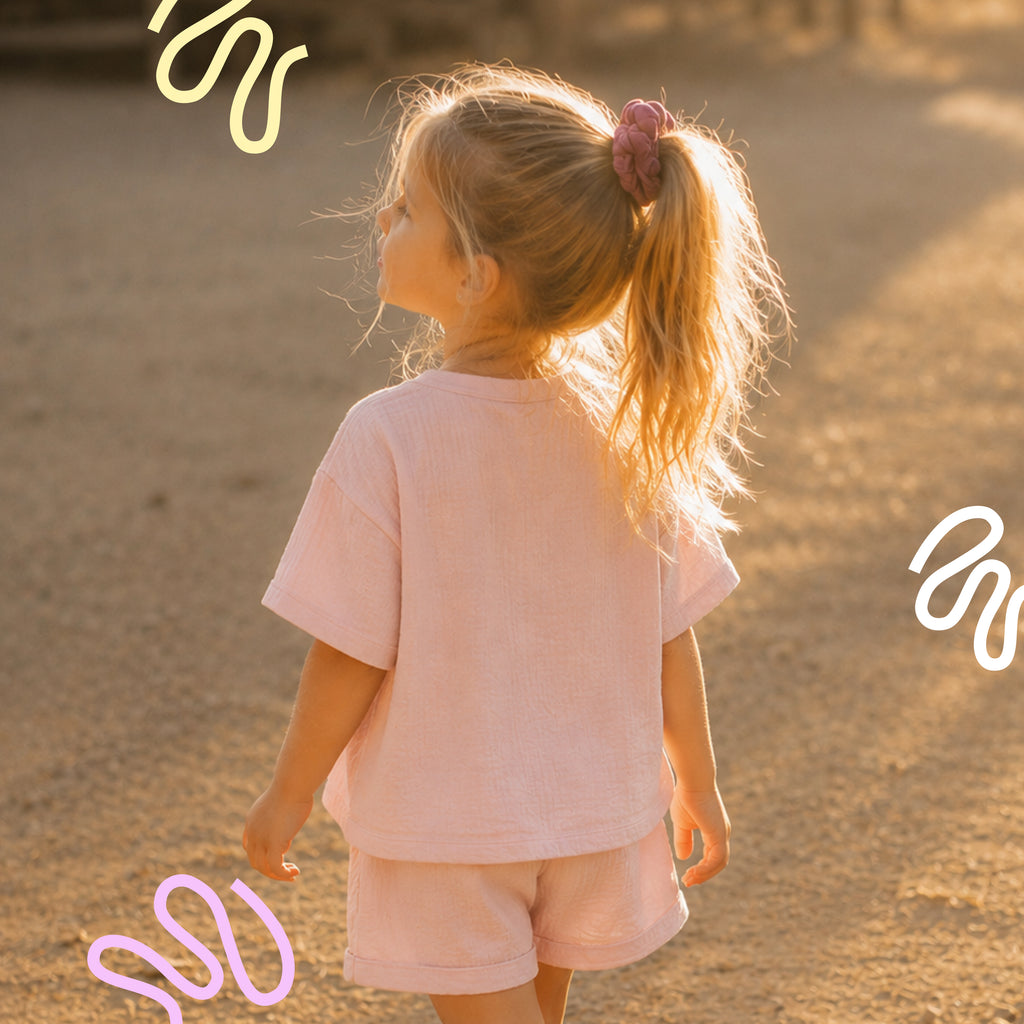 HairTag™ Scrunchie: Wild Petal