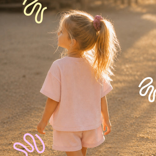HairTag™ Scrunchie: Wild Petal