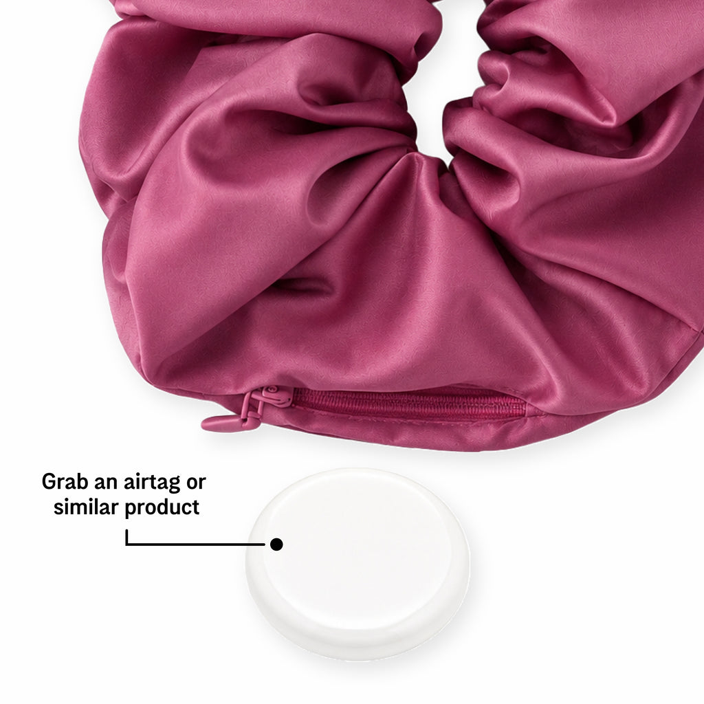 HairTag™ Scrunchie: Wild Petal