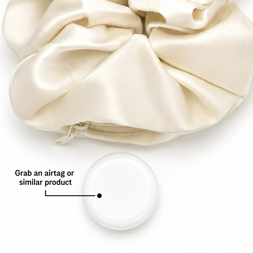 HairTag™ Scrunchie: Cloud
